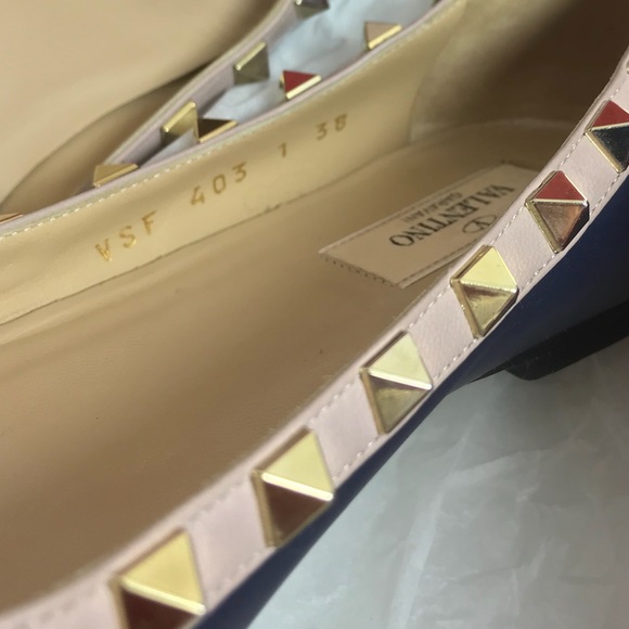 ❌Traded❌Valentino Garavani Rockstud Navy - Picture 4 of 8